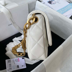 Chanel AS4231 Small Flap Bag Lambskin White - Default Title - View 5