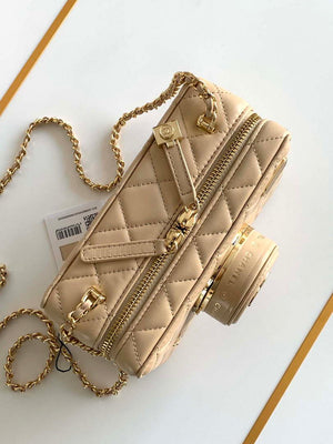 Chanel AS4817 Camera Case Apricot Lambskin Bag - Default Title - View 6