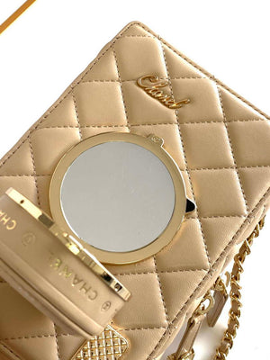 Chanel AS4817 Camera Case Apricot Lambskin Bag - Default Title - View 7