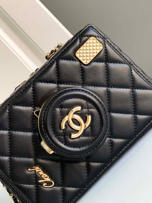 Chanel AS4817 Camera Case Black Lambskin Bag - Default Title - View 5