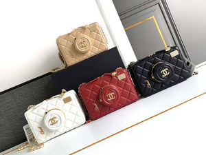 Chanel AS4817 Camera Case White Lambskin Bag - Default Title - View 2