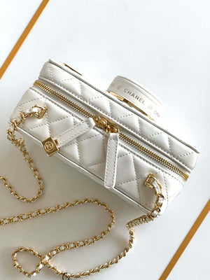 Chanel AS4817 Camera Case White Lambskin Bag - Default Title - View 7