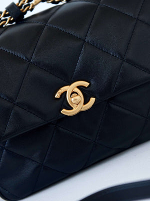 Chanel AS4305 Small Flap bag 23K Lambskin Black - Default Title - View 3