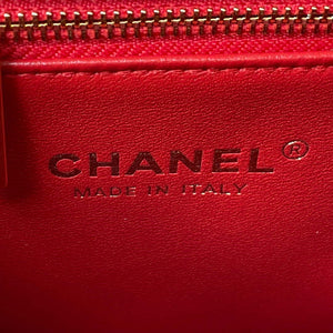 Chanel AS4306 Small Flap bag with Handle Lambskin Red - Default Title - View 7