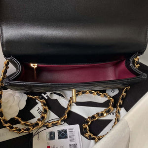Chanel AS4307 Flap bag with Handle Lambskin Black - Default Title - View 7