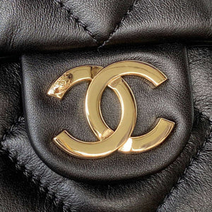 Chanel AS4359 Shopping Bag Shiny Lambskin Gold Metal Black - Default Title - View 3