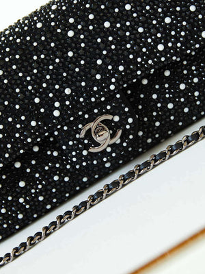 Chanel AS4372 Clutch Bag Strass Crystal Pearls & Ruthenium-Finish Metal - Default Title - View 2