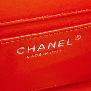 Chanel AS4388 Small Flap Bag Patent Calfskin & Gold Metal Red - Default Title - View 9