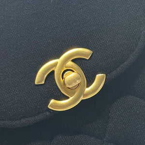 Chanel AS4416 Mini Shopping Bag Velvet gold tone metal Black - Default Title - View 3