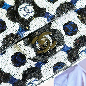 Chanel AS4419 Mini Flap Bag Sequins & Ruthenium-Finish Metal - Default Title - View 7