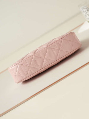 Chanel AS4422 23K Hobo Bag Lambskin Gold Metal Pink - Default Title - View 5
