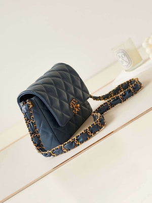 Chanel AS4423 Flap Lambskin bag Blue - Default Title - View 2