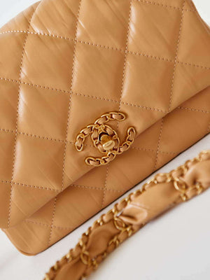 Chanel AS4423 Flap Lambskin bag Brown - Default Title - View 2