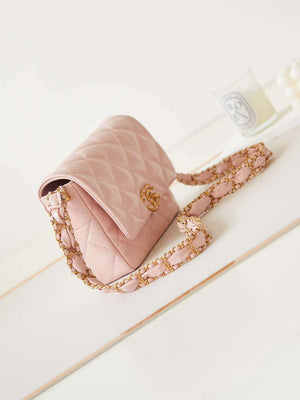 Chanel AS4423 Flap Lambskin bag Pink - Default Title - View 2