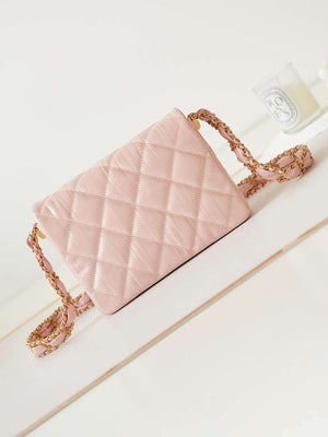 Chanel AS4423 Flap Lambskin bag Pink - Default Title - View 6