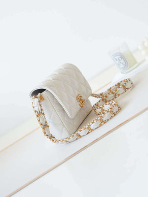Chanel AS4423 Flap Lambskin bag White - Default Title - View 2