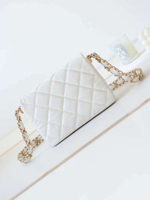 Chanel AS4423 Flap Lambskin bag White - Default Title - View 5