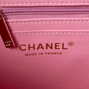 Chanel AS4469 Small BOX Bag Shiny Calfskin & Gold-Tone Metal Pink - Default Title - View 8