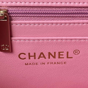 Chanel AS4471 Small BOX Bag Shiny Calfskin & Gold-Tone Metal Pink - Default Title - View 8