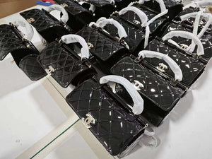Chanel AS4511 Patent Calfskin & Gold-Tone Metal Black - Default Title - View 10