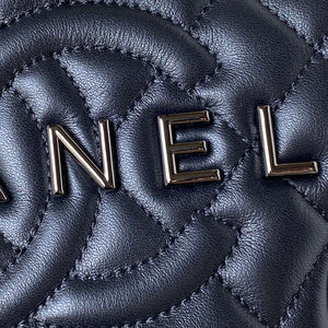 Chanel AS4579 Star Handbag metallic Lambskin Black metal Black - Default Title - View 9