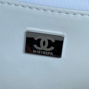 Chanel AS4579 Star Handbag metallic Lambskin Black metal White - Default Title - View 9