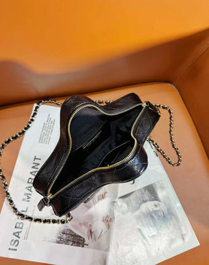 Chanel AS4579 Star Handbag metallic Lambskin gold metal Black - Default Title - View 6