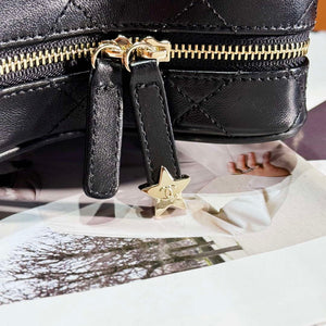 Chanel AS4579 Star Handbag metallic Lambskin gold metal Black - Default Title - View 7