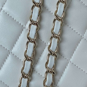 Chanel AS4579 Star Handbag metallic Lambskin gold metal Whtie - Default Title - View 4