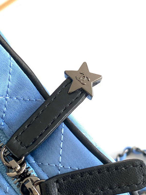 Chanel AS4579 Star Handbag Satin & Black-tone metal Blue - Default Title - View 6