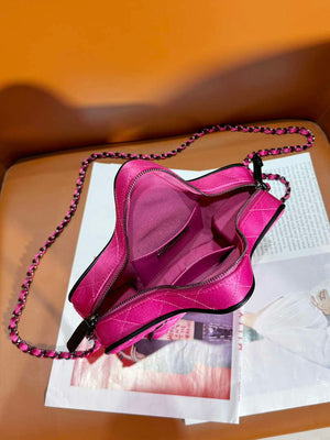 Chanel AS4579 Star Handbag Satin & Black-tone metal Rose Pink - Default Title - View 4