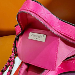 Chanel AS4579 Star Handbag Satin & Black-tone metal Rose Pink - Default Title - View 8