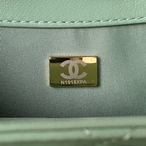 Chanel AS4609 Small Messenger bag Lambskin Green - Default Title - View 9