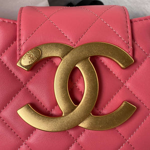 Chanel AS4609 Small Messenger bag Lambskin Red - Default Title - View 3