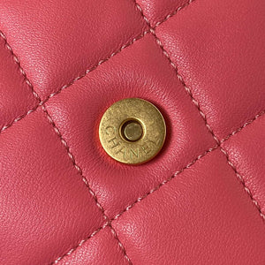 Chanel AS4609 Small Messenger bag Lambskin Red - Default Title - View 6