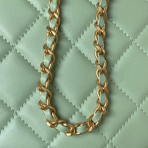 Chanel AS4610 Messenger bag Lambskin Green - Default Title - View 9