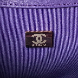 Chanel AS4610 Messenger bag Lambskin Purple - Default Title - View 9