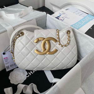 Chanel AS4610 Messenger bag Lambskin White - Default Title - View 1