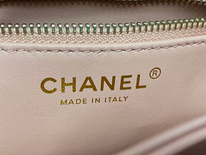 Chanel AS4654 Trendy CC Flap Bag With Top Handle Pink Lambskin Multicolor Logo - Default Title - View 8