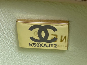 Chanel AS4654 Trendy CC Flap Bag With Top Handle Yellow Lambskin Multicolor Logo - Default Title - View 9