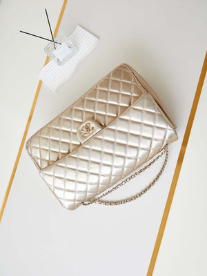 Chanel AS4661 Flap Bag CF Airport Calfskin & Gold-Tone Metal - Default Title - View 7