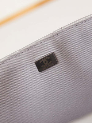 Chanel AS4661 Flap Bag CF Airport Calfskin & Silver-Tone Metal - Default Title - View 9