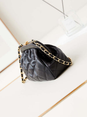 Chanel AS4717 Clutch Lambskin Black - Default Title - View 4