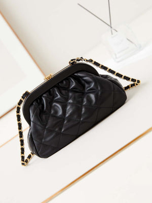 Chanel AS4717 Clutch Lambskin Black - Default Title - View 5