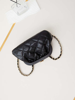 Chanel AS4717 Clutch Lambskin Black - Default Title - View 7