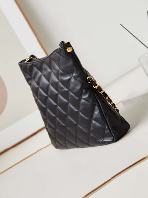 Chanel AS4754 24P New Hobo Bag Black Lambskin - Default Title - View 3