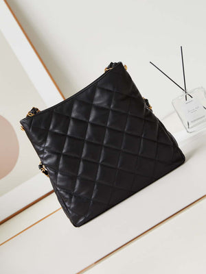 Chanel AS4754 24P New Hobo Bag Black Lambskin - Default Title - View 7