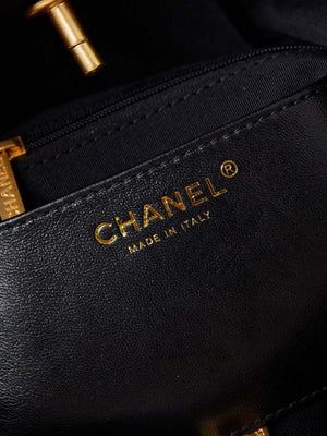 Chanel AS4754 24P New Hobo Bag Black Lambskin - Default Title - View 8
