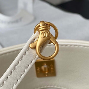 Chanel AS4754 24P New Hobo Bag White Lambskin - Default Title - View 9
