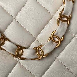 Chanel AS4777 24P New Hobo Bag White Lambskin - Default Title - View 4